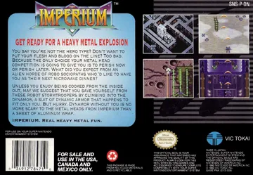 Imperium (USA) box cover back